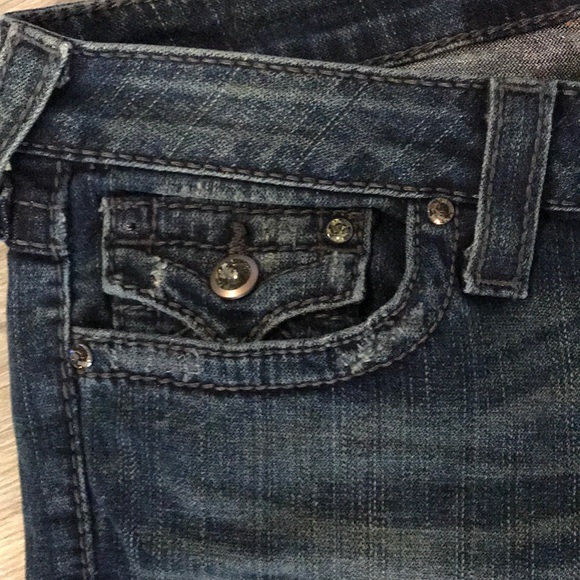 True Religion Jeans: Size 31 w/ rhinestone - Picture 4 of 6